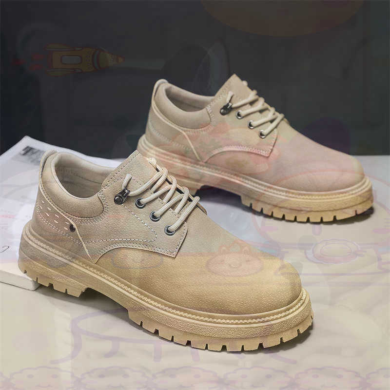 Dark Natural Leather Fashion T - Formal Men Daily Wear Footwear recension och pris