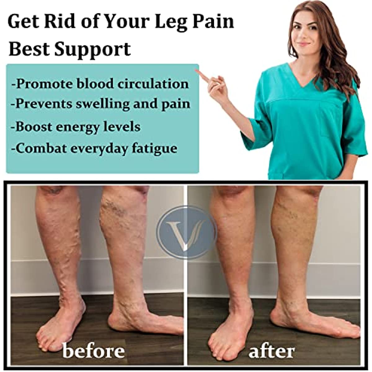 7 Pair Compression Socks Women - Sock Garter Men recension och pris